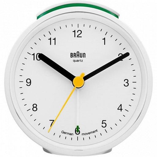 Relógio-despertador analógico Braun BNC-012-WHWH Branco