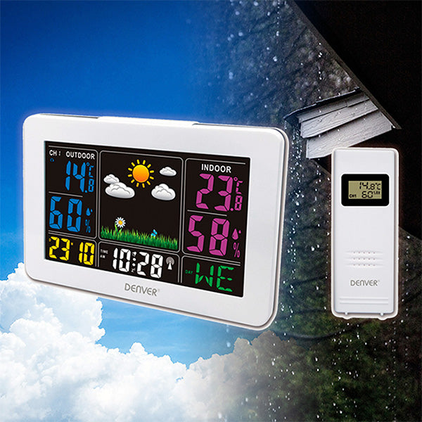 Estação Meteorológica Multifunções Denver Electronics WS-540 Branco Branco