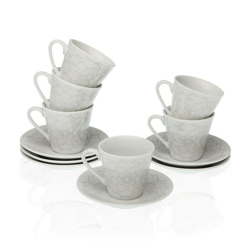 Conjunto de Chávenas de Café Porcelana (12 Peças)