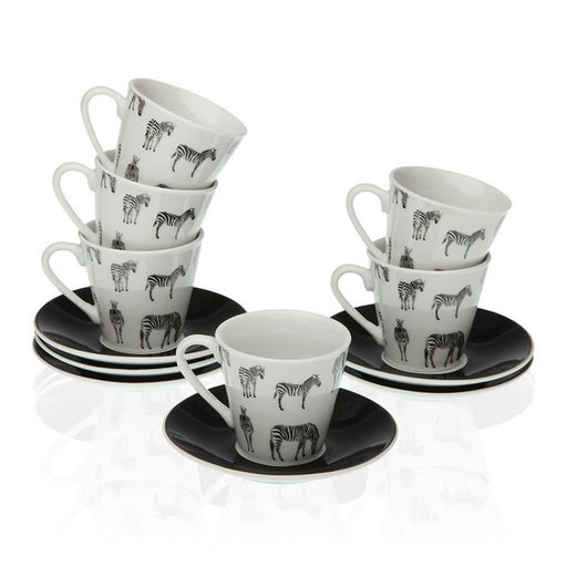 Conjunto de Chávenas de Café Porcelana (12 Peças)