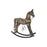 Figura Decorativa DKD Home Decor Cavalo Madeira Metal Acabamento envelhecido (41 x 12 x 49 cm)