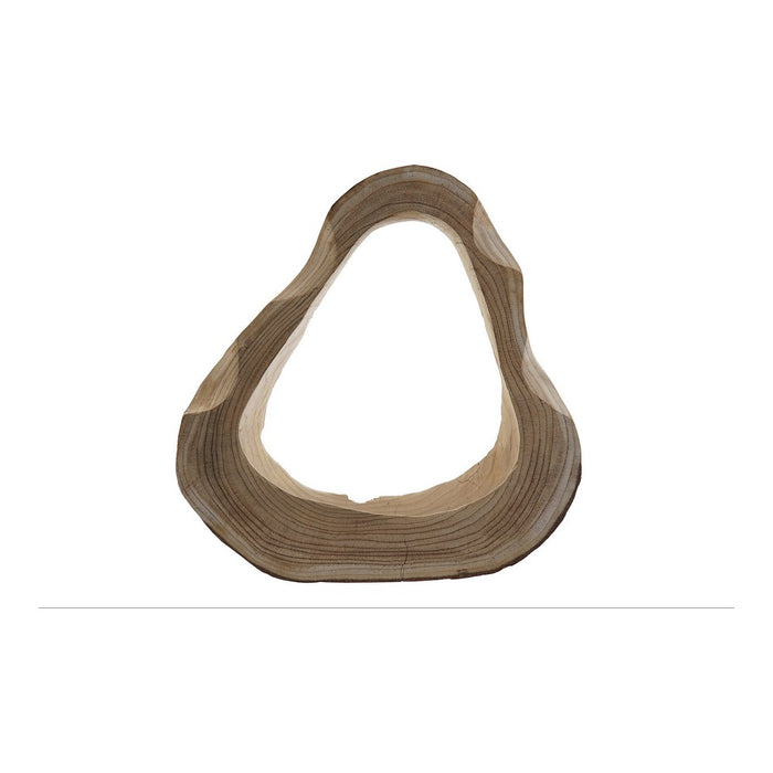 Figura Decorativa DKD Home Decor Abstrato Madeira de paulónia Natural (32 x 12.5 x 32 cm)