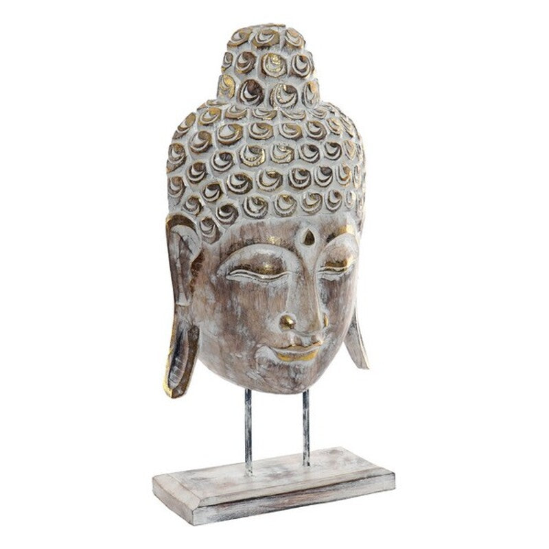 Figura Decorativa Dekodonia Bambu Ferro Buda (31 x 15 x 67 cm)