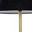 Lâmpada de Mesa DKD Home Decor Algodão Alumínio Glam (30 x 66 cm)