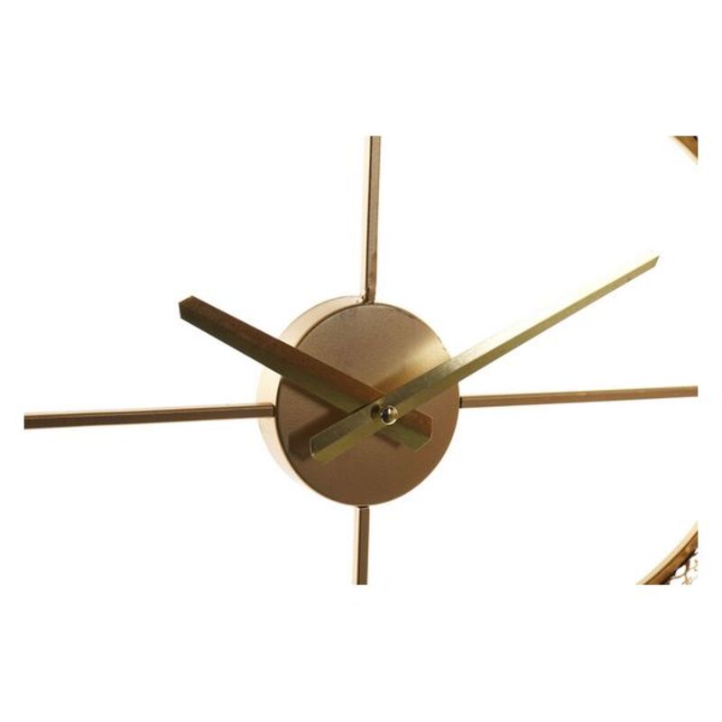 Relógio de Parede DKD Home Decor Dourado Metal (45 x 6 x 45 cm)