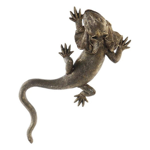 Escultura DKD Home Decor Lagarto De parede (34 x 21 x 7 cm)