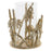 Candelabro DKD Home Decor Resina Bambu Cristal