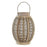 Castiçais DKD Home Decor Bambu Corda (22 x 22 x 31 cm)