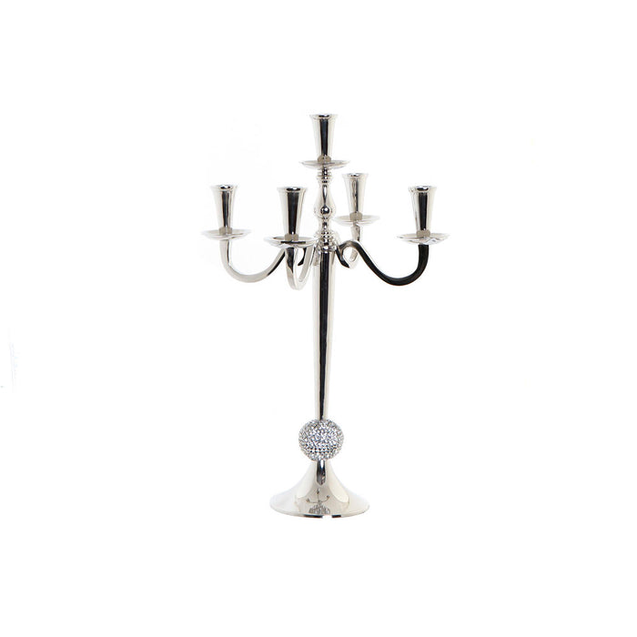 Candelabro DKD Home Decor Acrílico Alumínio (30 x 30 x 47 cm)