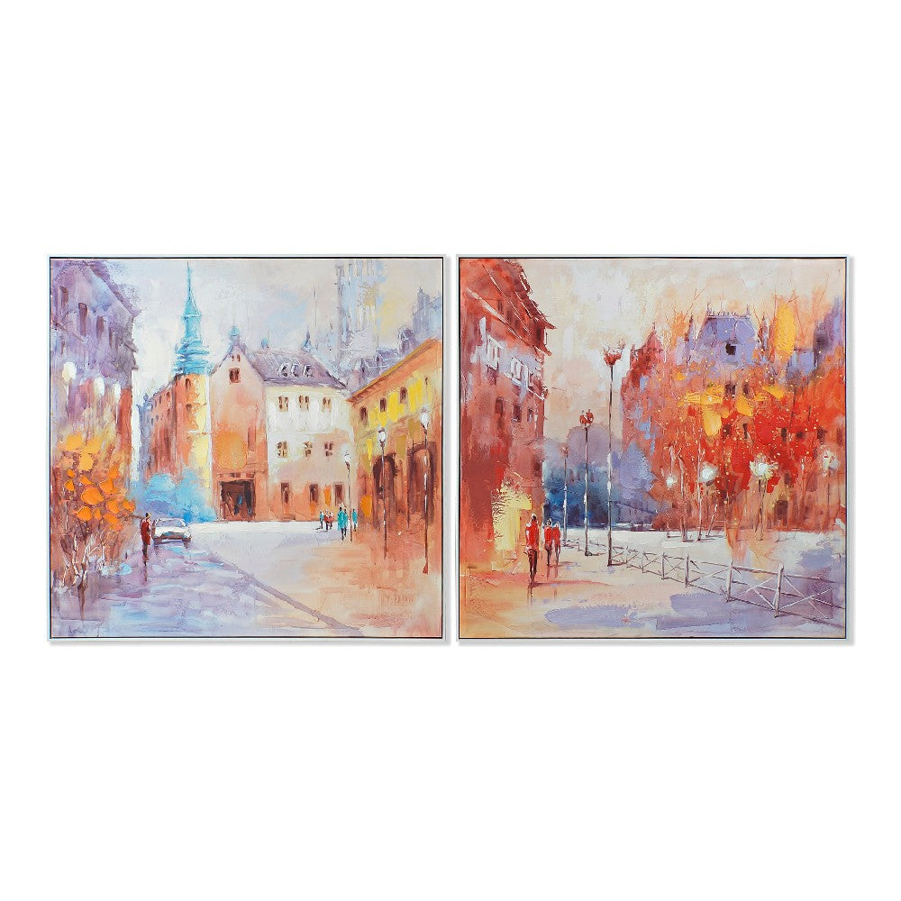 Pintura DKD Home Decor Street (102 x 4.5 x 102 cm)