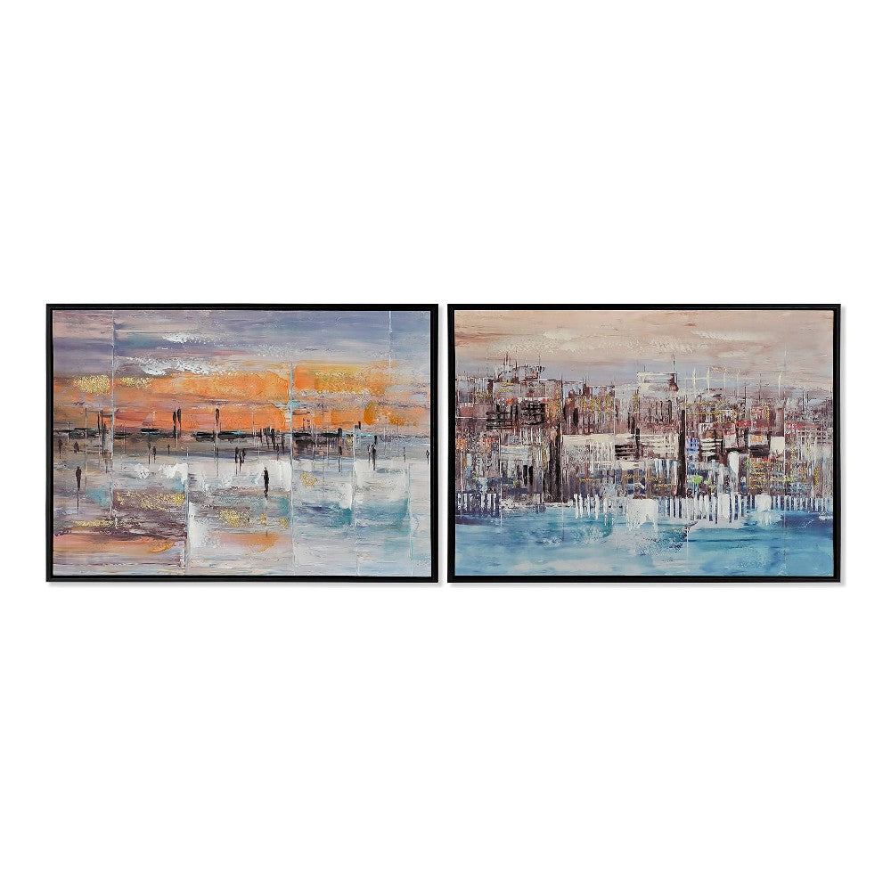 Pintura DKD Home Decor Landscape Art (72.5 x 2.8 x 52.5 cm)