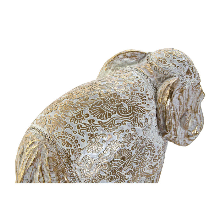 Figura Decorativa DKD Home Decor Resina Elefante (24.5 x 9.5 x 16.5 cm)