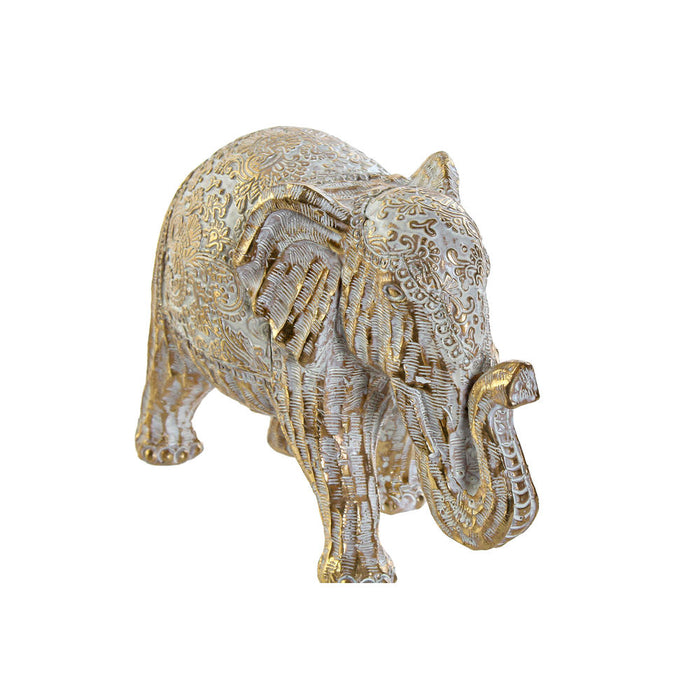 Figura Decorativa DKD Home Decor Resina Elefante (17 x 7.5 x 11.5 cm)