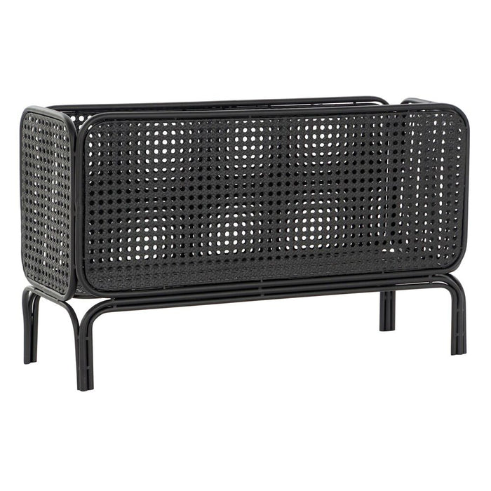 Plantador DKD Home Decor Preto Metal (61 x 22.5 x 37 cm)