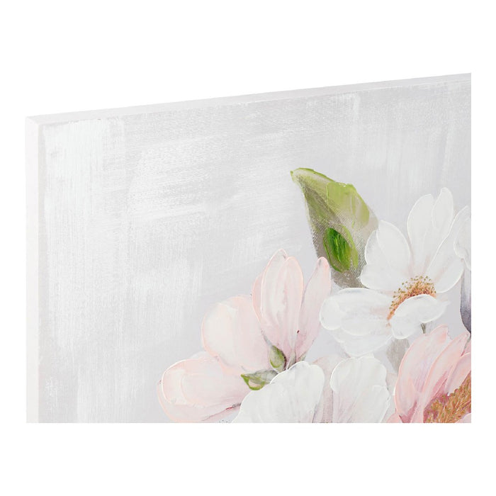 Pintura DKD Home Decor Big Flowers (100 x 3 x 100 cm)