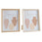 Moldura de Fotos DKD Home Decor Madeira MDF (2 pcs) (20 x 20 x 25 cm)