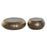 Centro de mesa DKD Home Decor Dourado Metal Árabe Acabamento envelhecido (2 pcs)