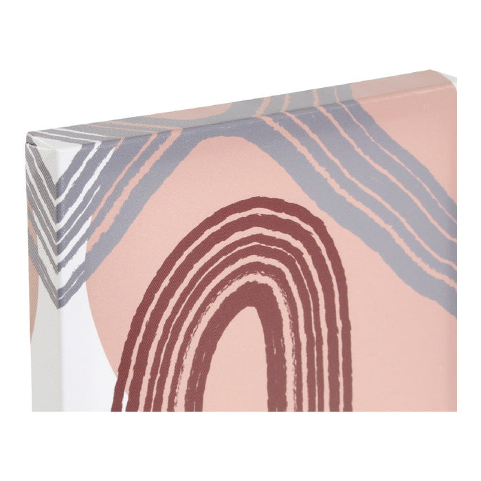 Pintura DKD Home Decor Tela Abstrato (2 pcs) (15 x 2 x 20 cm) (25 x 2.5 x 25 cm) (25 x 2,5 x 25 cm) (15 x 2,5 x 20 cm)