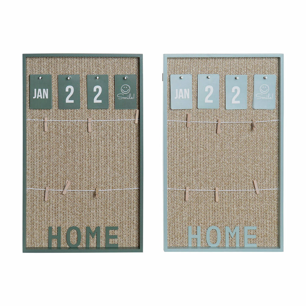 Organizador DKD Home Decor PP (Polipropileno) Madeira MDF (2 pcs) (30 x 3 x 50 cm)