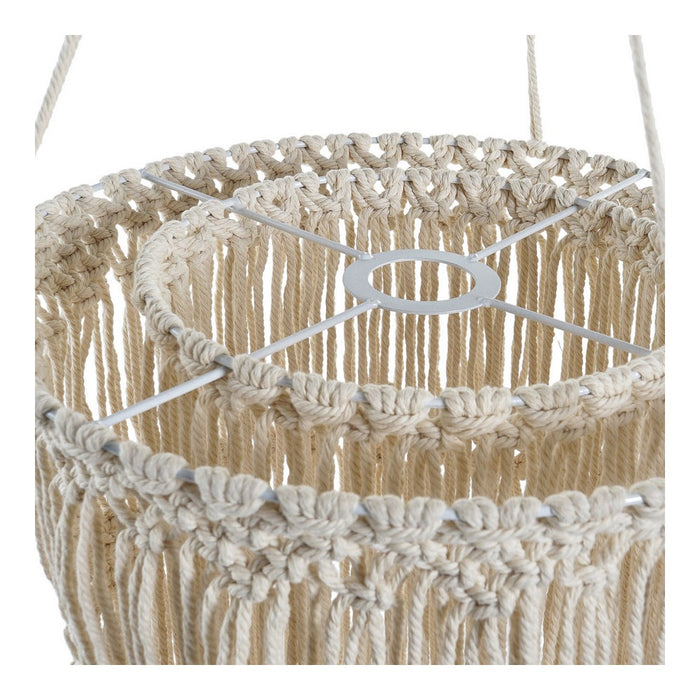 Abajur DKD Home Decor Algodão Macramé (30 x 30 x 56 cm)