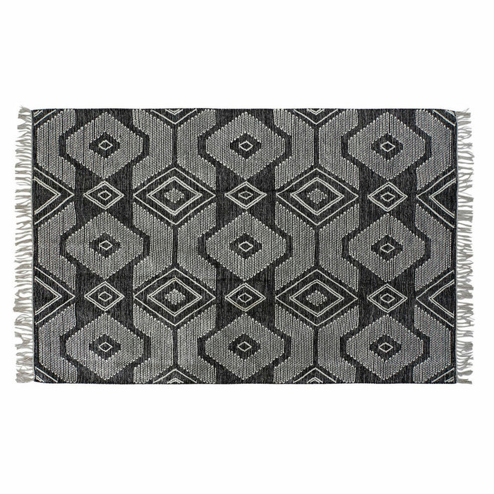 Tapete DKD Home Decor Branco Preto Algodão (120 x 180 x 1 cm)