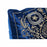 Almofada DKD Home Decor 8424001850358 Dourado Poliéster Veludo Alumínio Azul Marinho (50 x 10 x 30 cm)