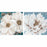 Pintura DKD Home Decor S3018077 Bloemen (80 x 2,4 x 80 cm) (80 x 3,5 x 80 cm) (2 Unidades)