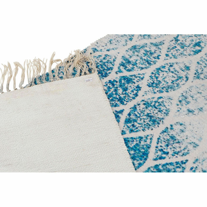 Tapete DKD Home Decor Azul Algodão Chenille (60 x 240 x 1 cm)