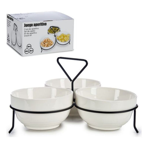 Conjunto de Tigelas Porcelana (3 Peças) (21,5 x 11,7 x 23	cm)