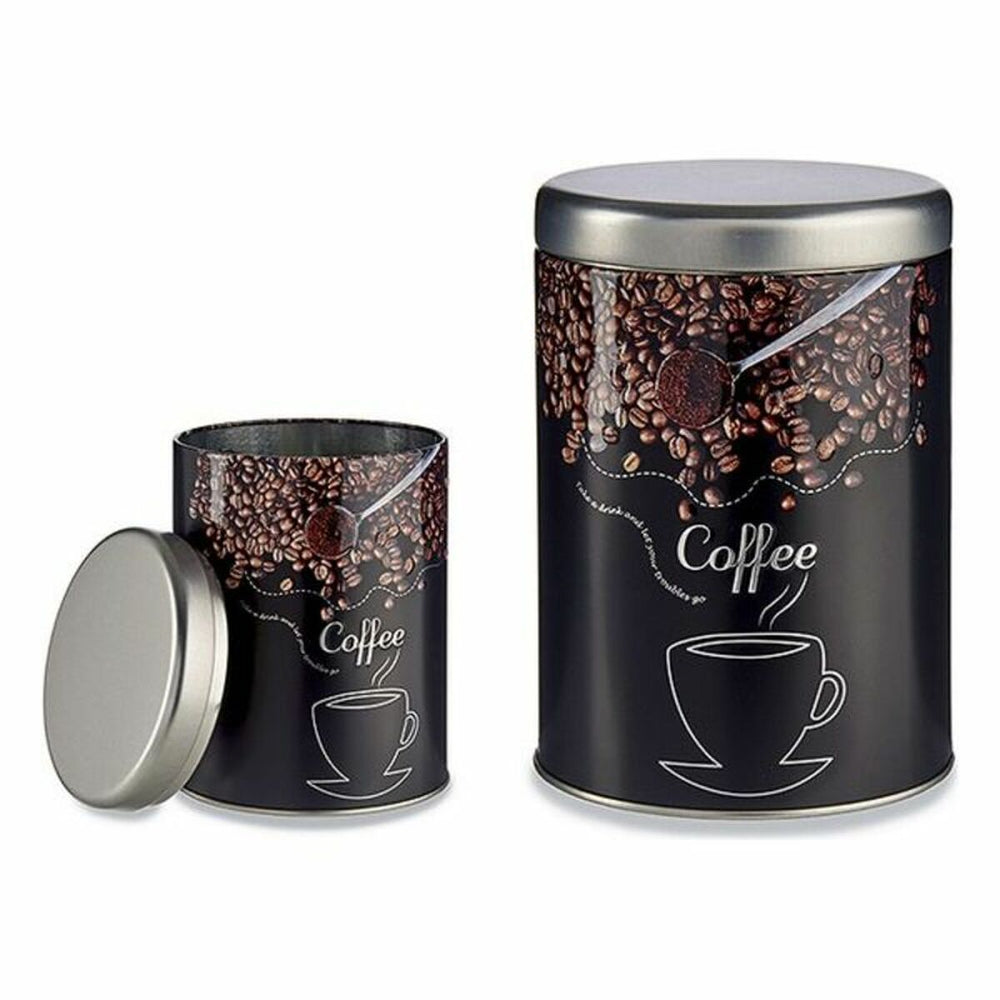 Lata de Metal Coffee Metal (1000 ml) (10,5 x 15 x 10,5 cm)