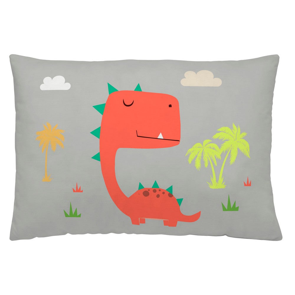 Capa de travesseiro Naturals Dino (50 x 30 cm)