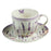 Chávena com Prato Lavender Porcelana Bone China