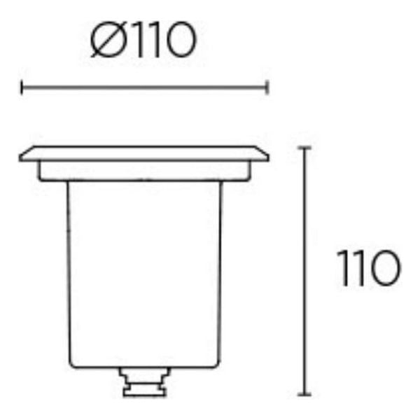 Foco embutido LEDS-C4 Aqua IP68 Submergível 50 W