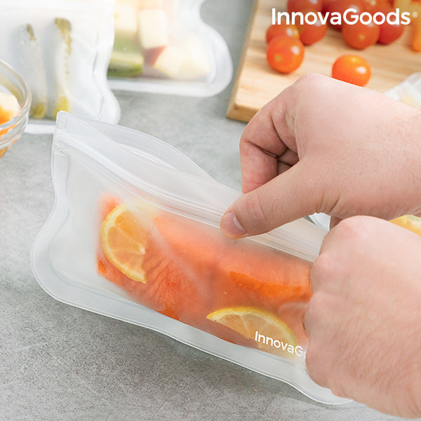 Conjunto de Sacos Reutilizáveis para Alimentos Freco InnovaGoods 10 Peças