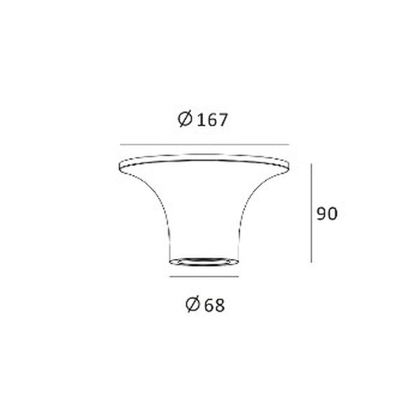 Luz de Teto LED Ledkia (Ø68x167x90 mm) (Ø 68 x 167 x 90 mm)