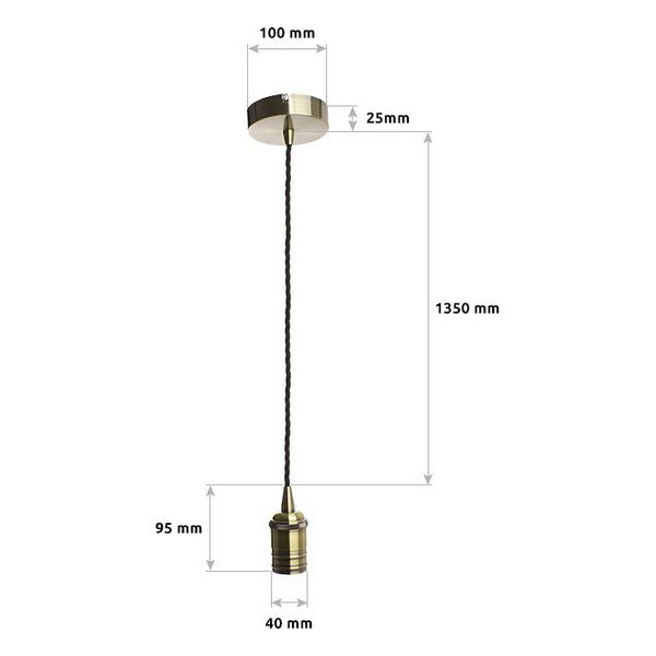 Candeeiro de teto Ledkia Sinatra 40 W