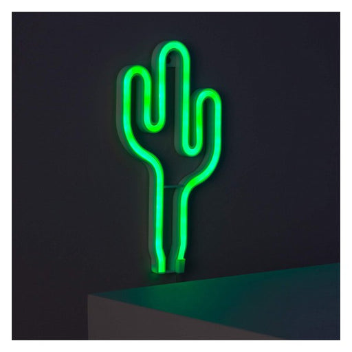 Letreiro Fluorescente LED Ledkia Cactus Sem Fios