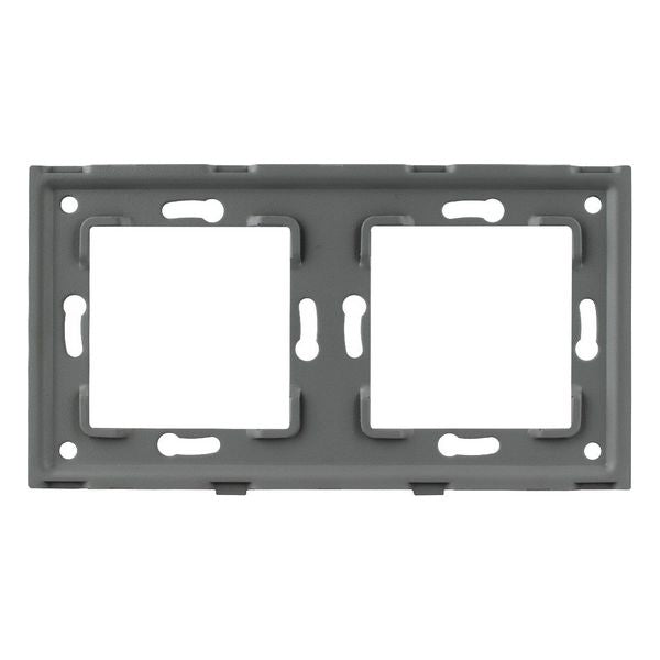 Quadro para Interruptor de Luz Ledkia 4470 Alumínio Cristal