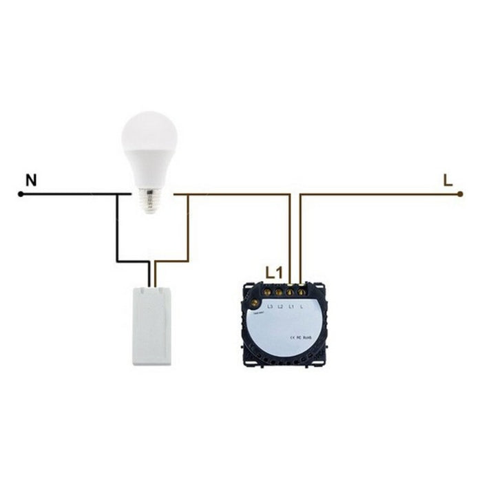 Adaptador LED Ledkia Branco