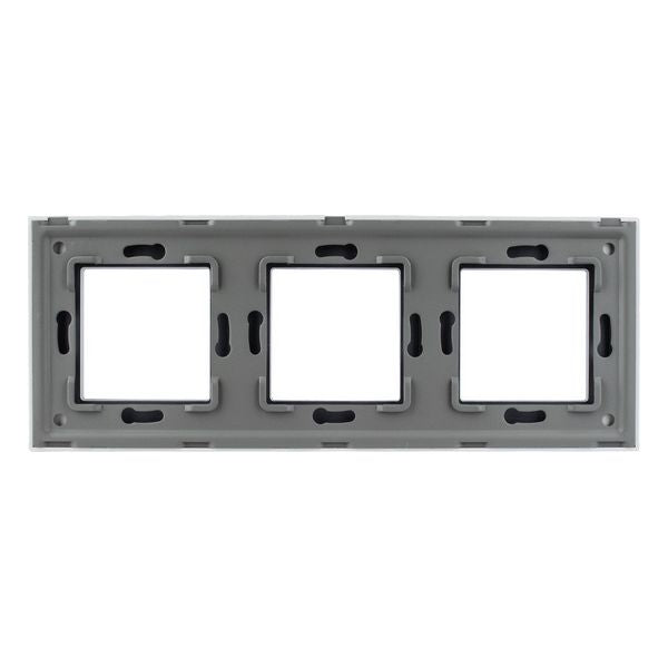 Quadro para Interruptor de Luz Ledkia 4472 Alumínio Cristal