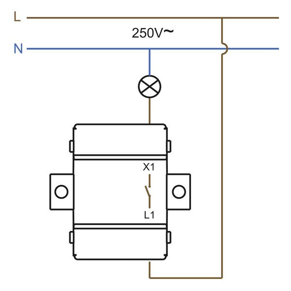 Interruptor Simples Ledkia