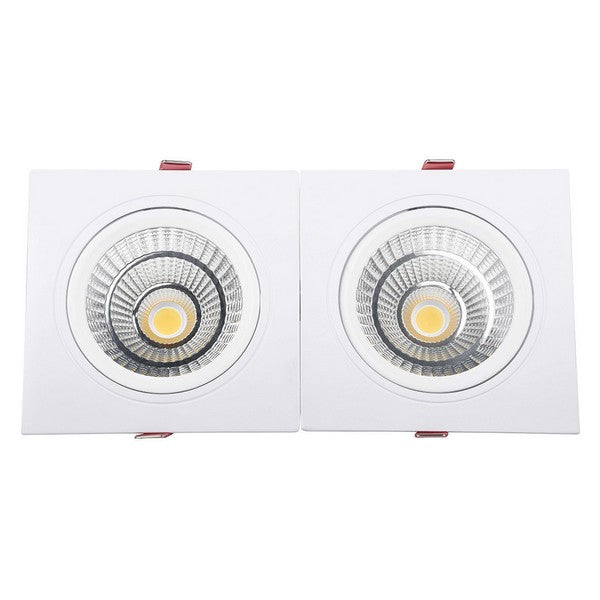 Foco Downlight LED Ledkia A+ 10 W 900 Lm (Branco Quente 3000K - 3200K)