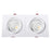 Foco Downlight LED Ledkia A+ 10 W 900 Lm (Branco Quente 3000K - 3200K)