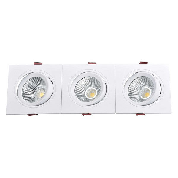 Foco Downlight LED Ledkia A+ 15 W 1350 Lm (Branco Quente 3000K - 3200K)