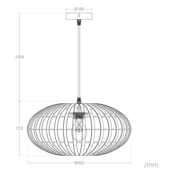 Candeeiro de teto Ledkia Atamach 60 W