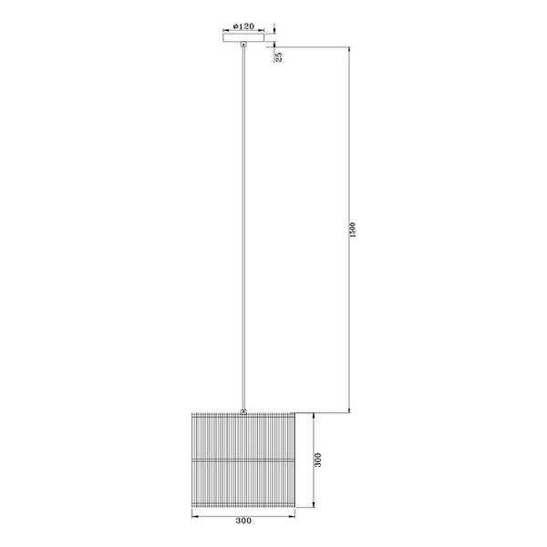 Candeeiro de teto Ledkia Skrini 40 W