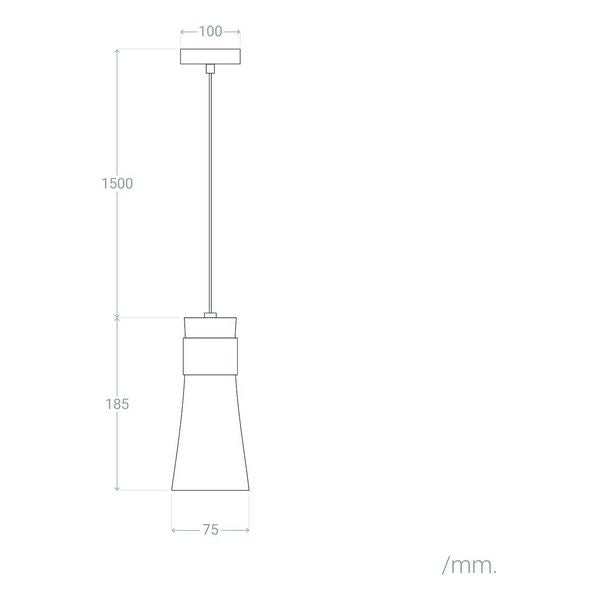 Candeeiro de teto Ledkia Barsella 60 W