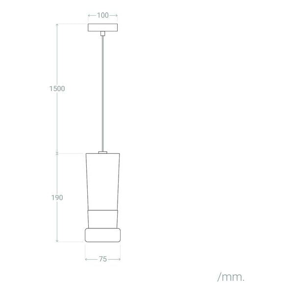 Candeeiro de teto Ledkia Túria 60 W