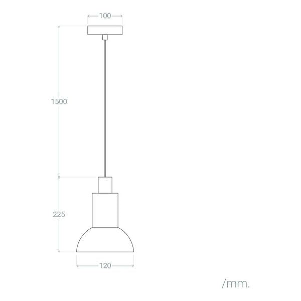 Candeeiro de teto Ledkia Demarga Cucu 60 W