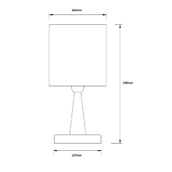 Lâmpada de Mesa Ledkia Duara Cor de Rosa Infantil 40W